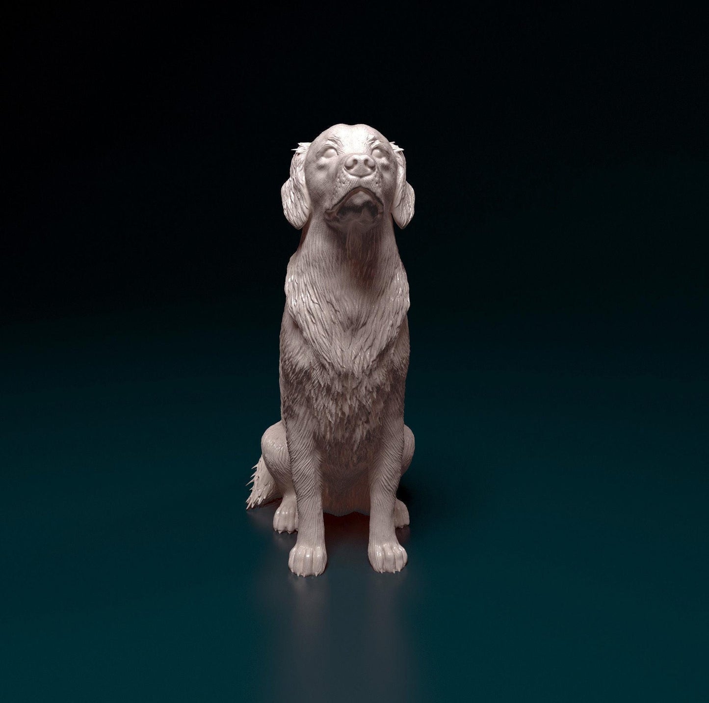 Golden Retriever Dog  Figurine - 3D Printed