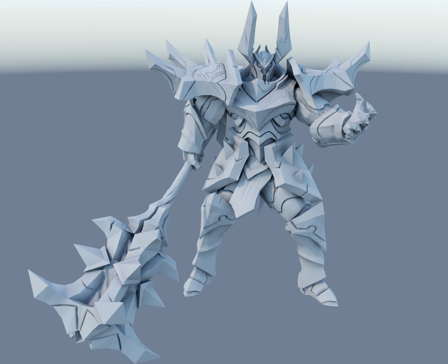 League of Legends Mordekaiser Figurine -  3D Printed Collectible for Your Gaming Heaven