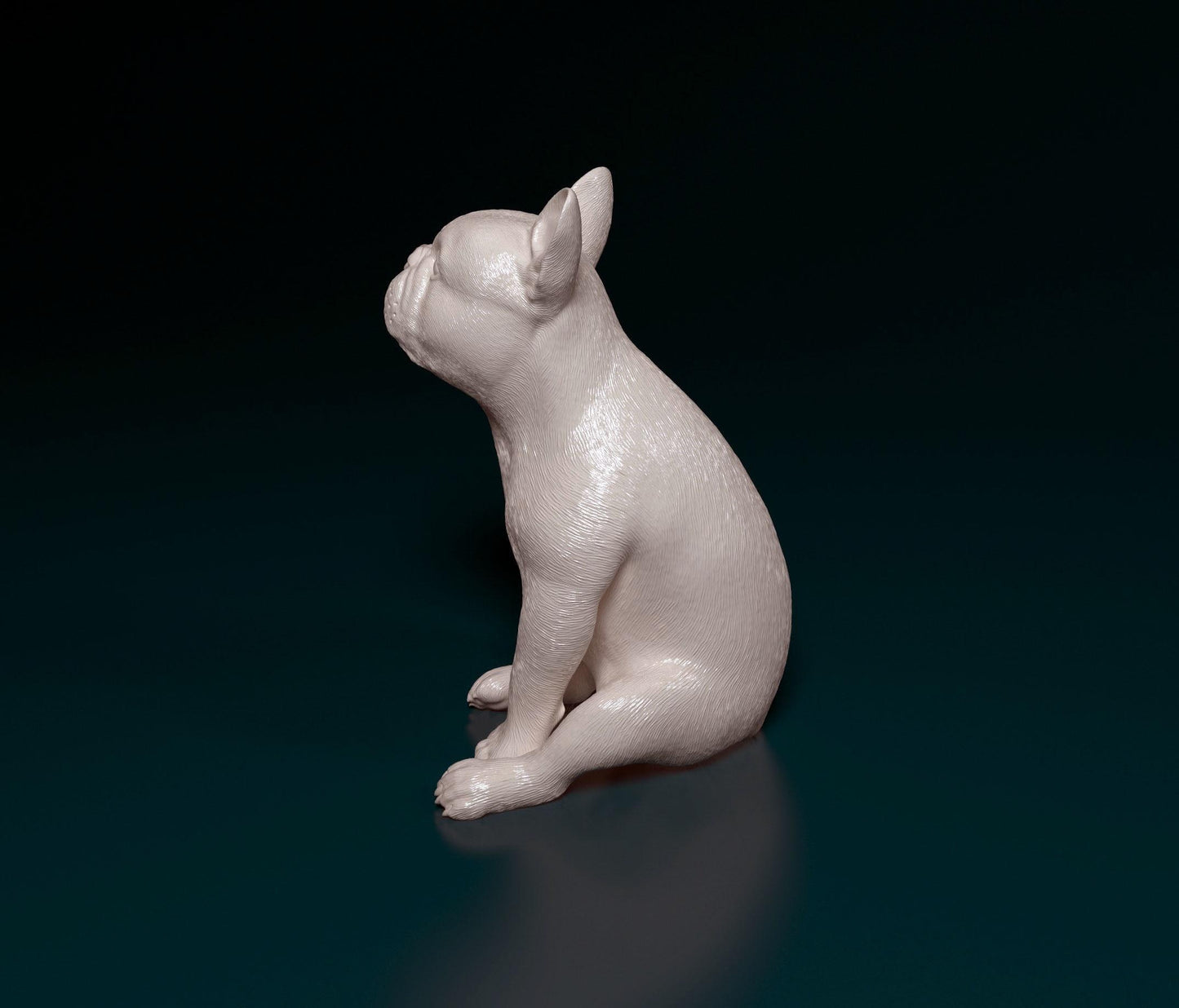 3D Printed French Bulldog  Figurine -