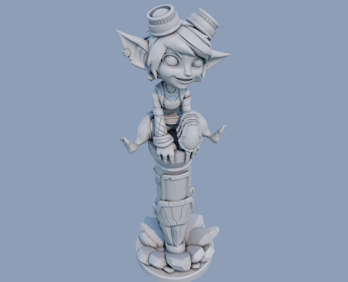 League of Legends Tristana Figurine -  3D Printed Collectible for Your Gaming Heaven
