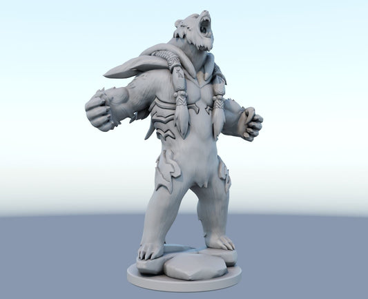 League of Legends Volibear Figurine -  3D Printed Collectible for Your Gaming Heaven