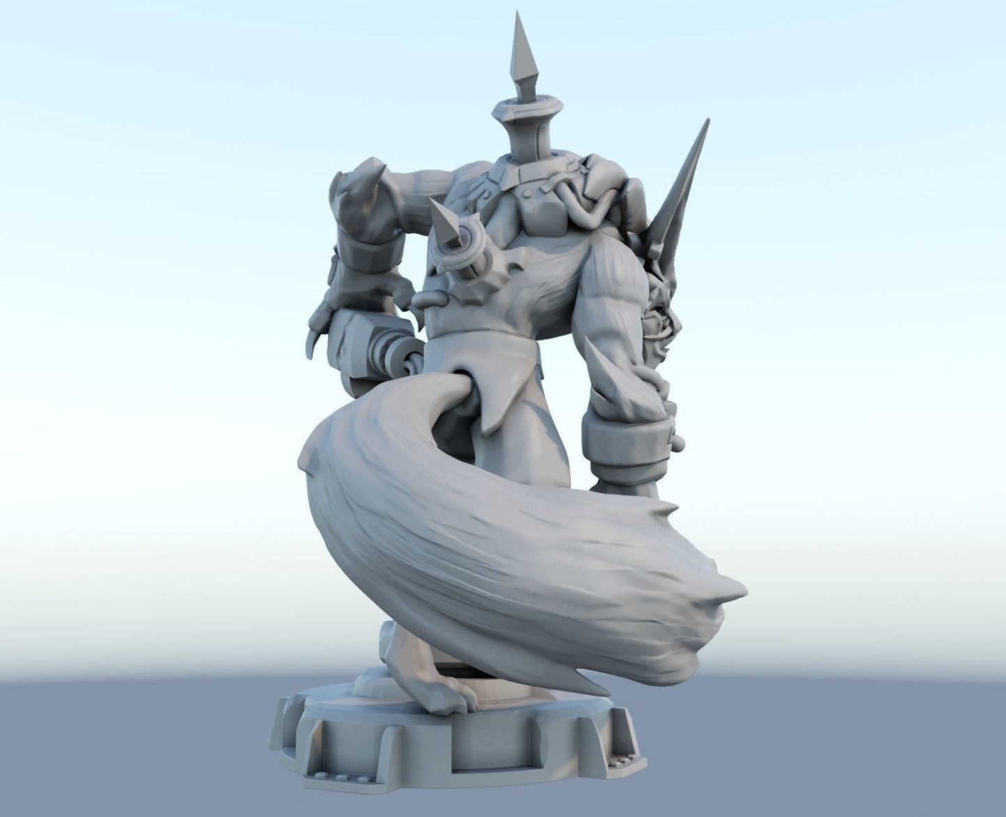 League of Legends Warwick Figurine -  3D Printed Collectible for Your Gaming Heaven
