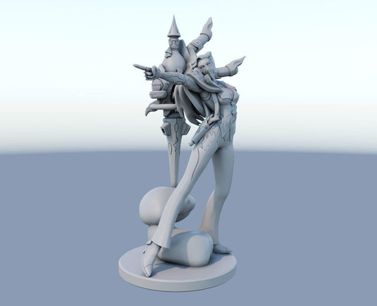 League of Legends  Renata Figurine -  3D Printed Collectible for Your Gaming Heaven