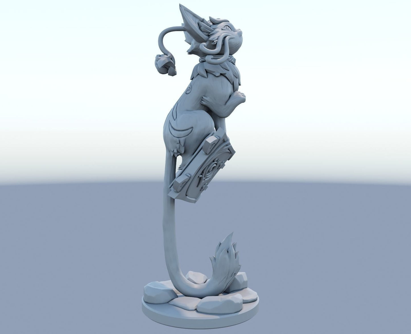 League of Legends Yuumi Figurine -  3D Printed Collectible for Your Gaming Heaven