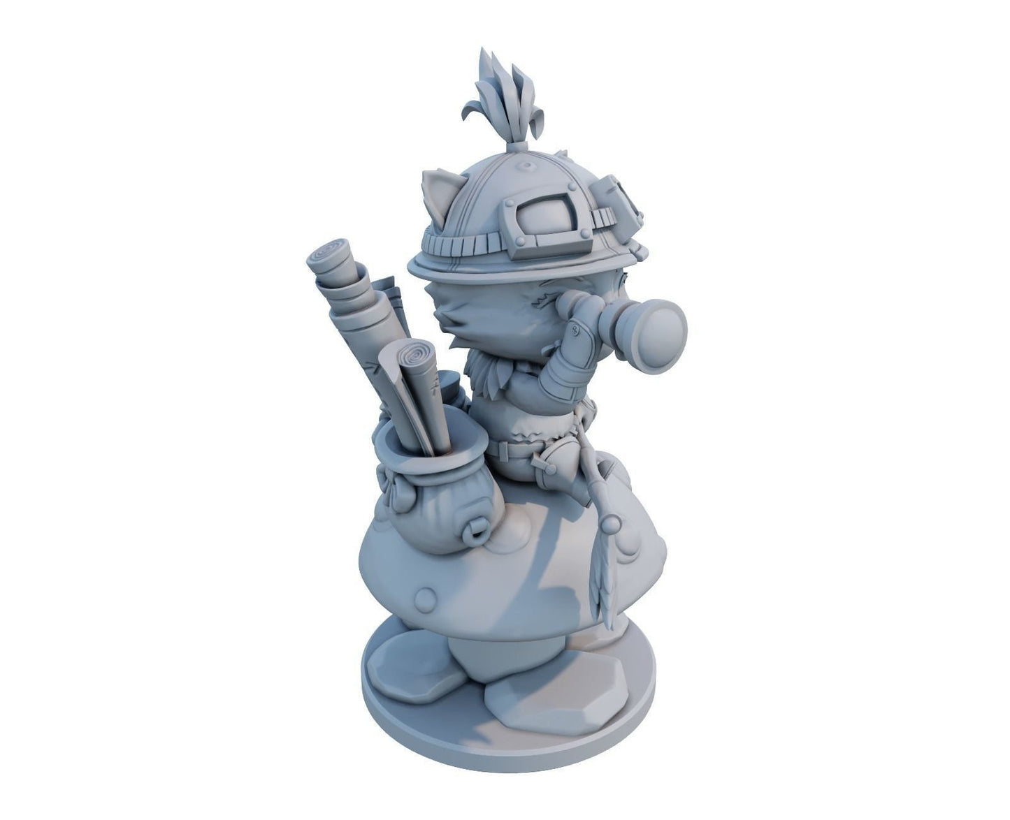 League of Legends Teemo Figure | 3D Printed Chibi Model | Gaming Desk Decor | Gamer Gift | Collectible Statue