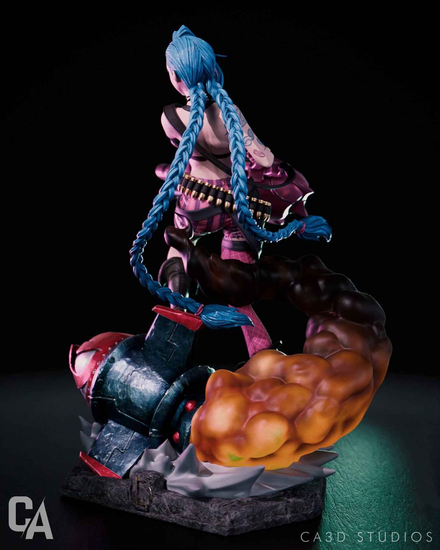 Jinx 3D Print Figurine | League of Legends Fan Art Statue  | Gamer Collectible Gift | Free Shipping