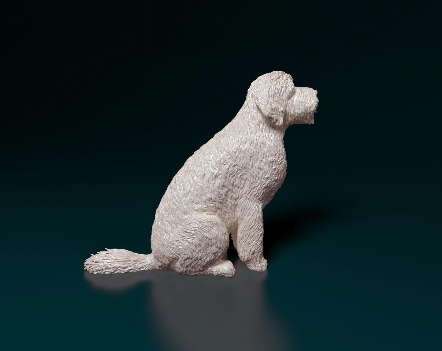 GoldenDoodle Dog  Figurine - 3D Printed