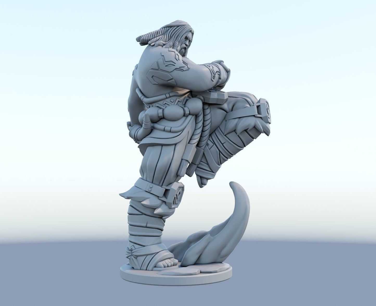 League of Legends Udyr Figurine -  3D Printed Collectible for Your Gaming Heaven