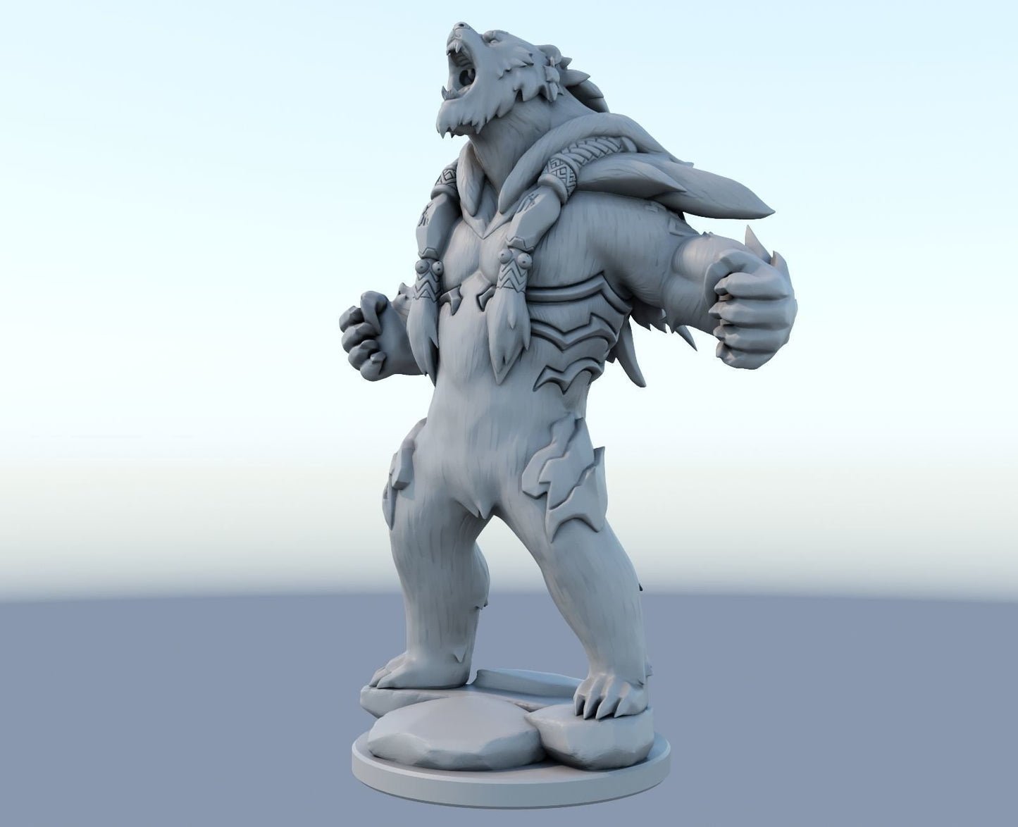 League of Legends Volibear Figurine -  3D Printed Collectible for Your Gaming Heaven
