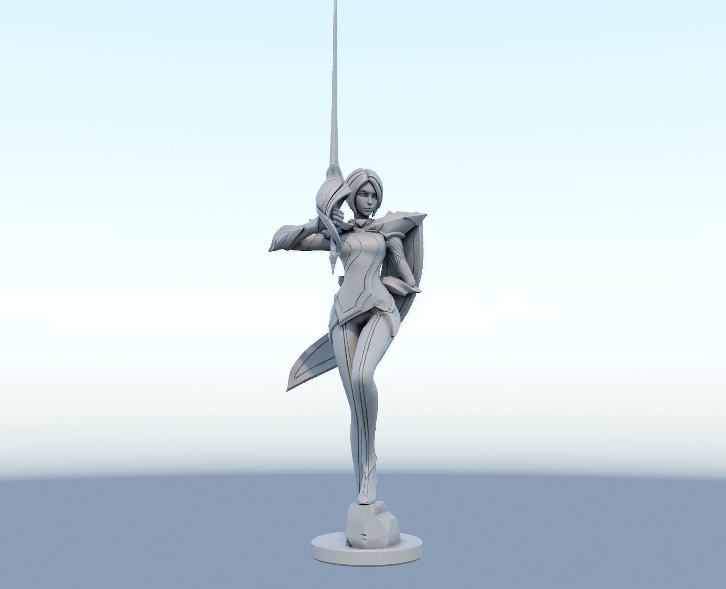 League of Legends Fioara Figurine -  3D Printed Collectible for Your Gaming Heaven