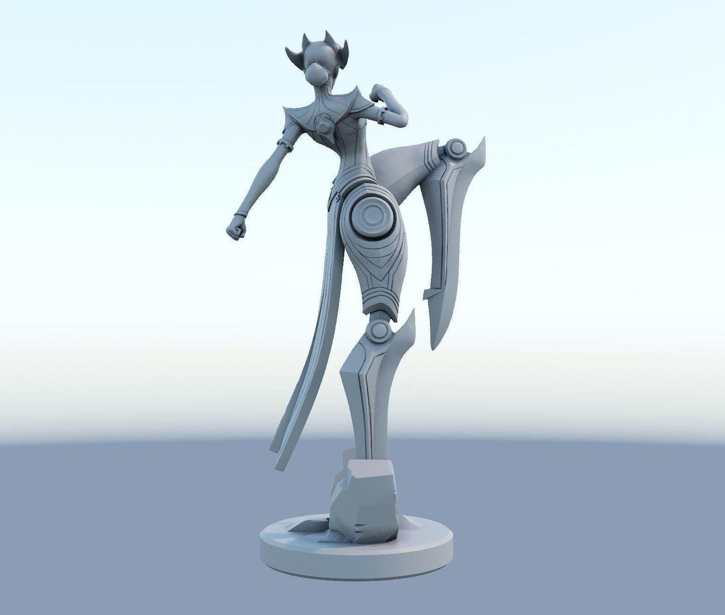 League of Legends Camille Figurine -  3D Printed Collectible for Your Gaming Heaven