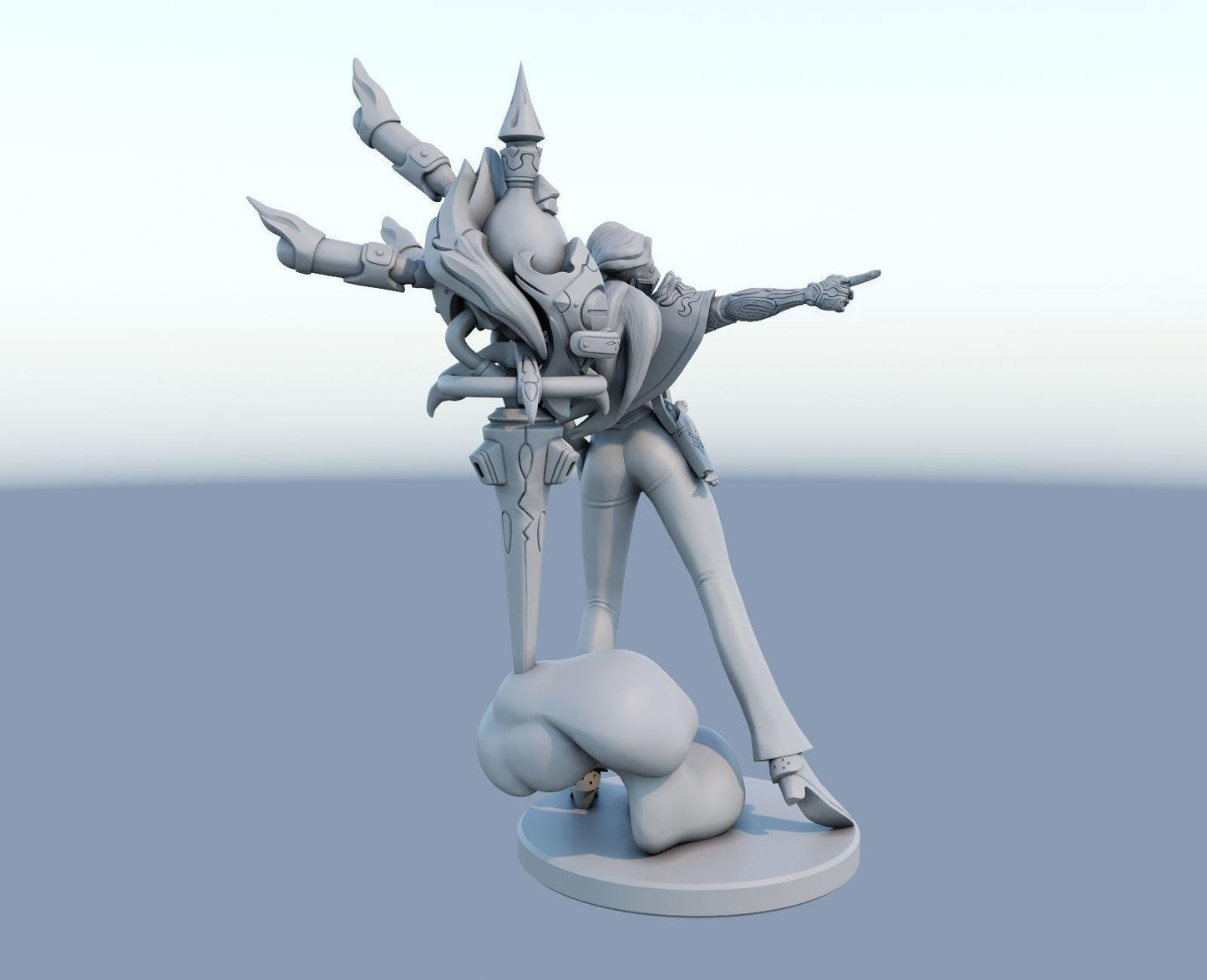 League of Legends  Renata Figurine -  3D Printed Collectible for Your Gaming Heaven