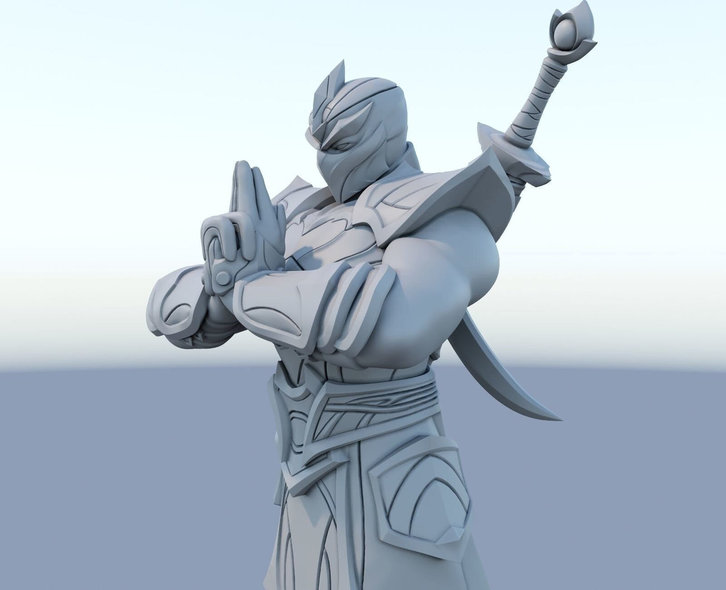 League of Legends Shen Figurine -  3D Printed Collectible for Your Gaming Heaven