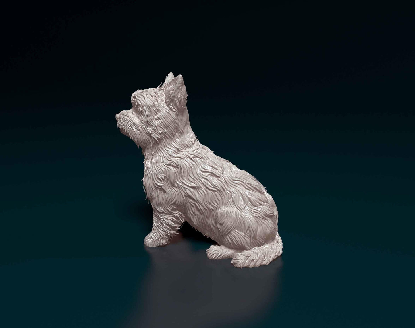Yorkshire terrier  Dog Figurine - 3D Printed