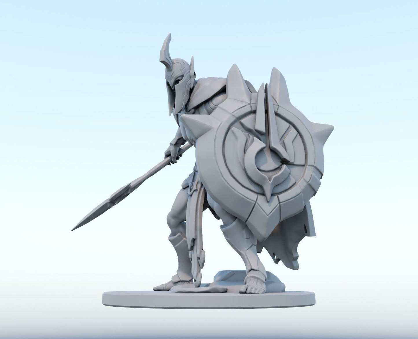 League of Legends Pantheon Figurine -  3D Printed Collectible for Your Gaming Heaven