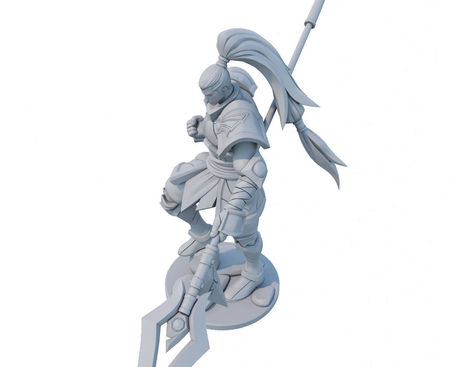 League of Legends  Xin zhao  Figurine -  3D Printed Collectible for Your Gaming Heaven