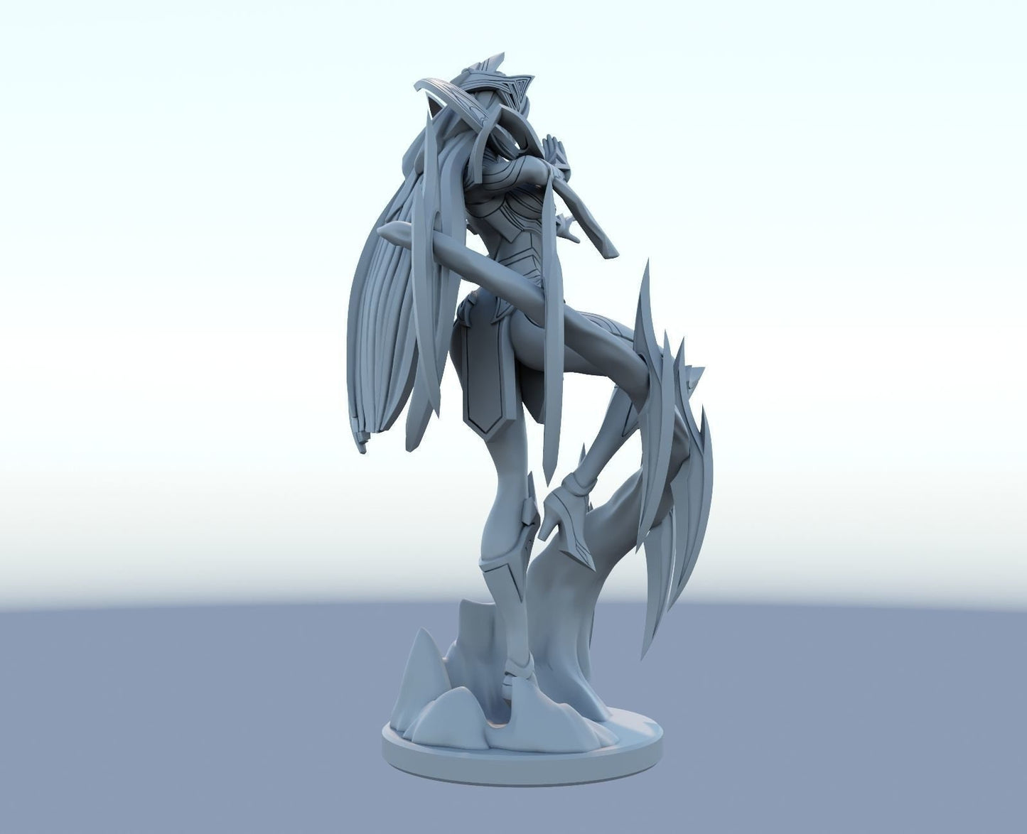 League of Legends  Irelia  Figurine -  3D Printed Collectible for Your Gaming Heaven
