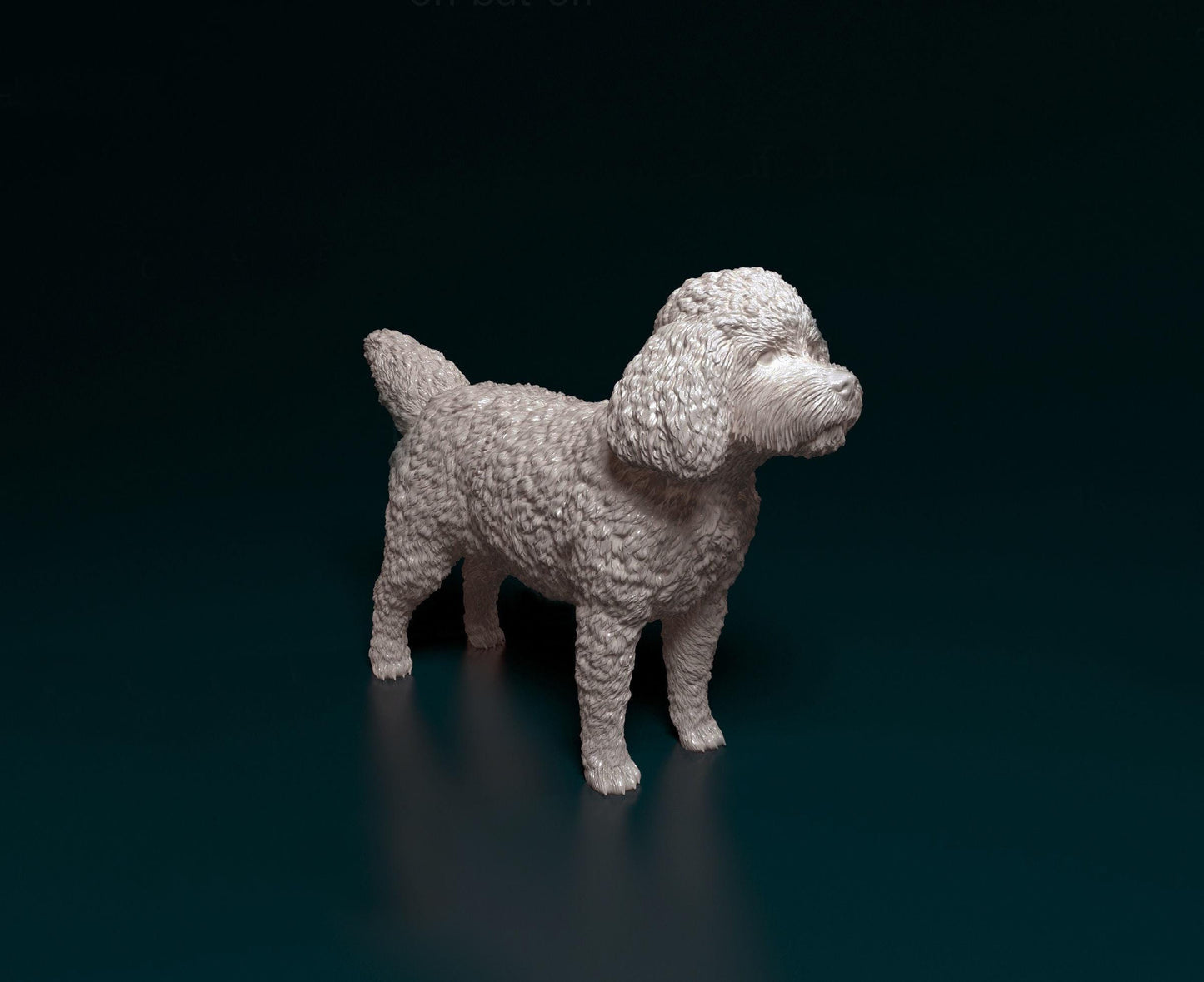 CockerPoo Figurine - 3D Printed