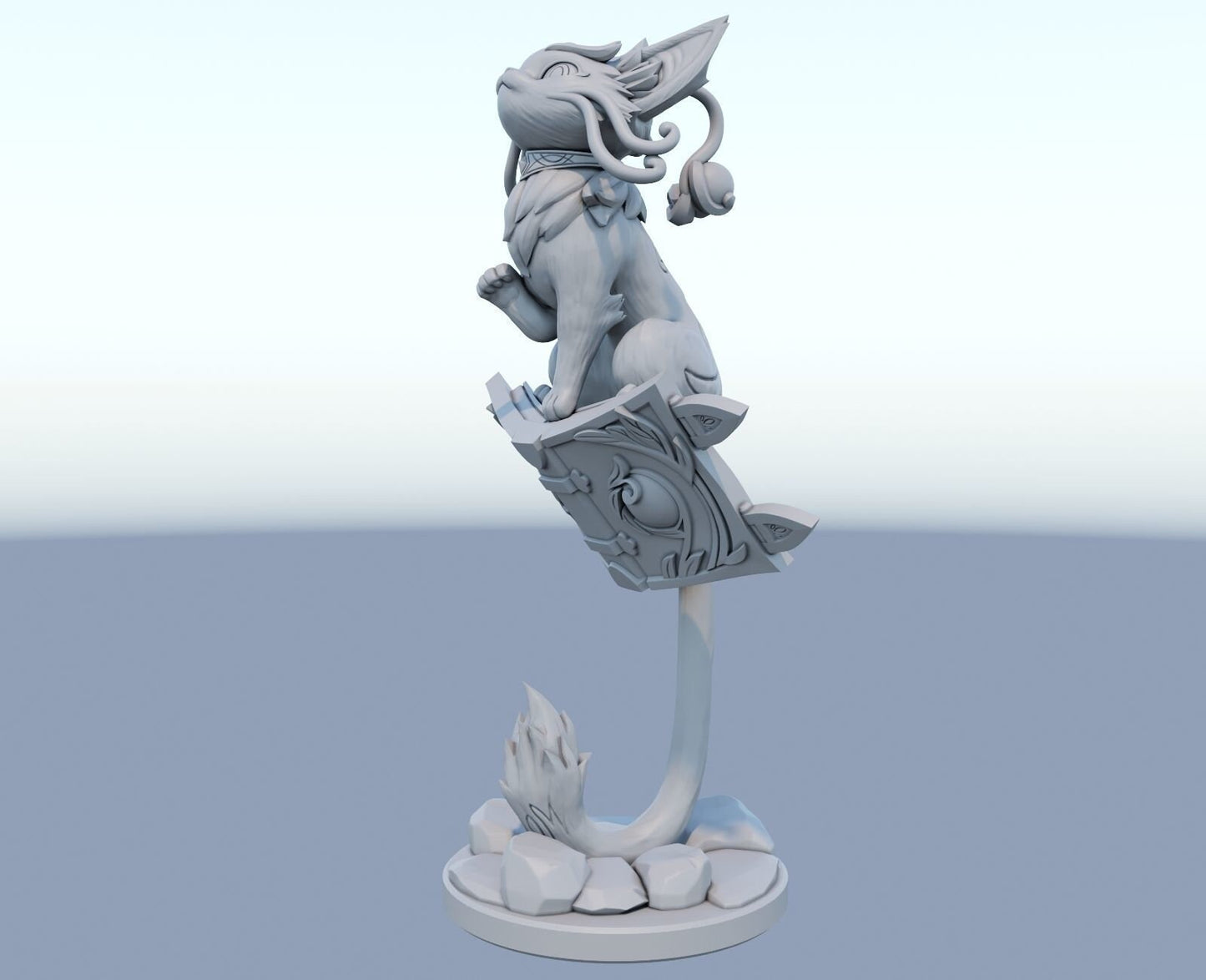 League of Legends Yuumi Figurine -  3D Printed Collectible for Your Gaming Heaven