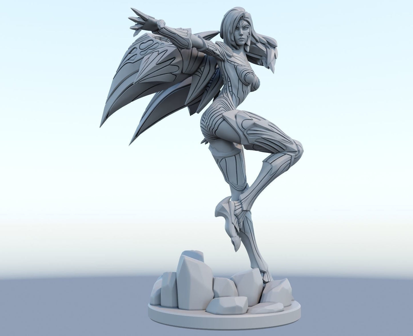 League of Legends Kaisa Figurine -  3D Printed Collectible for Your Gaming Haven