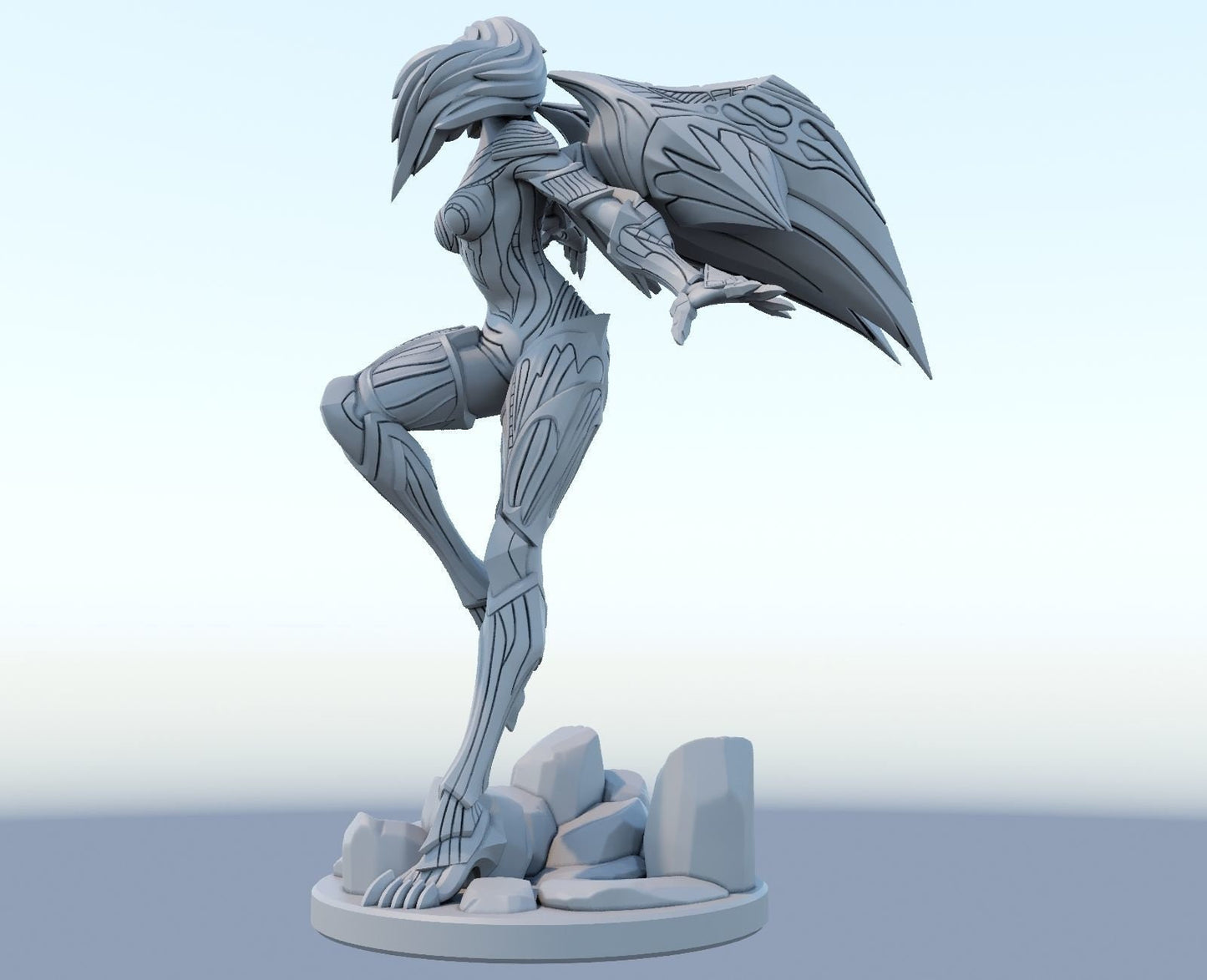 League of Legends Kaisa Figurine -  3D Printed Collectible for Your Gaming Haven