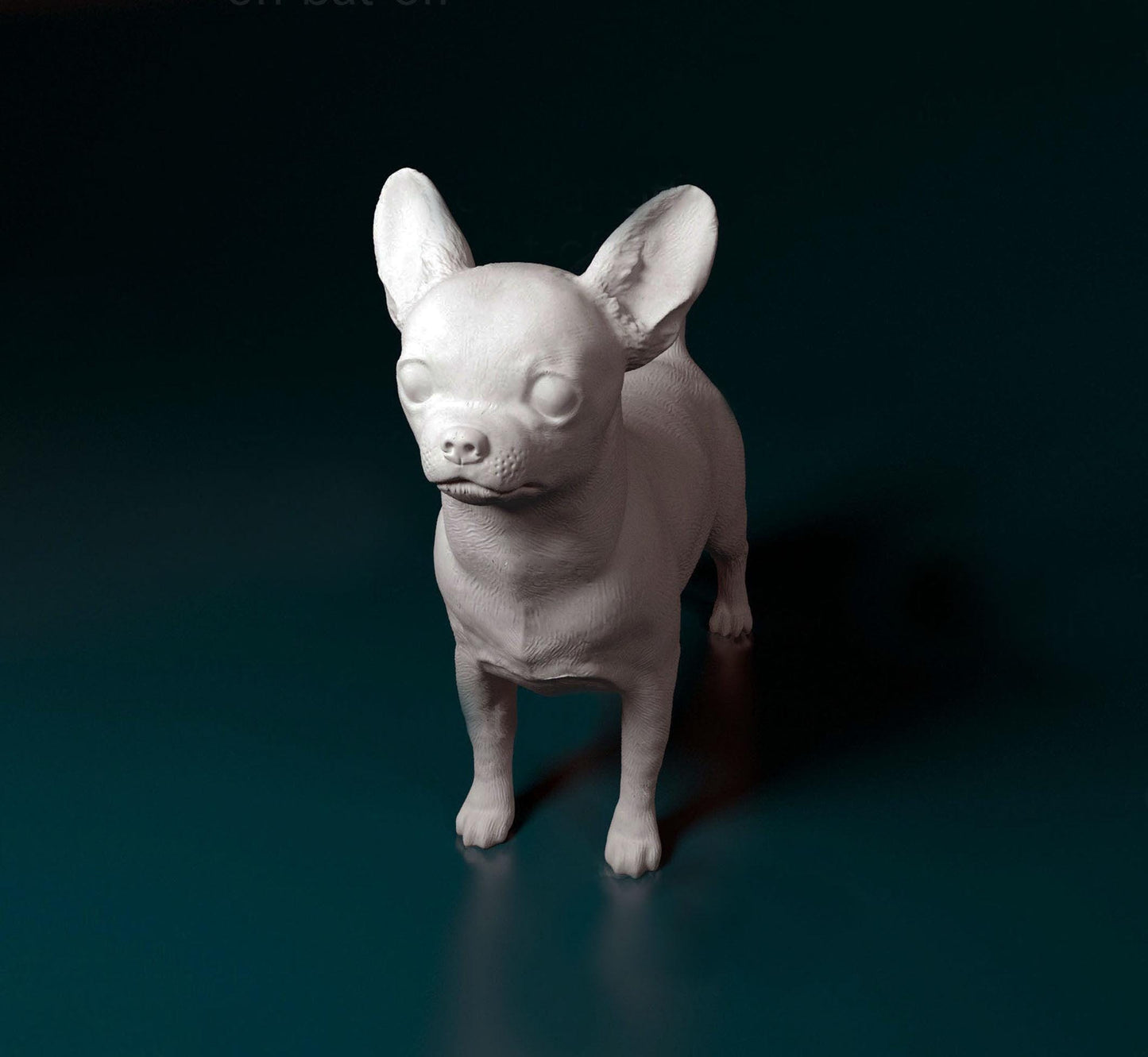 3D Printed Chihuahua dog  Figurine -