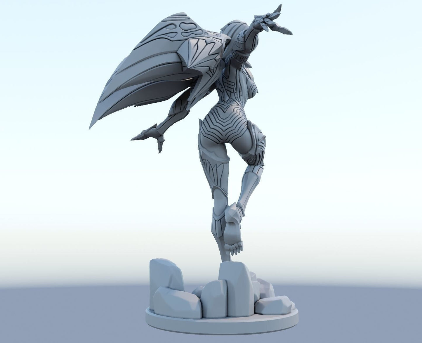 League of Legends Kaisa Figurine -  3D Printed Collectible for Your Gaming Haven
