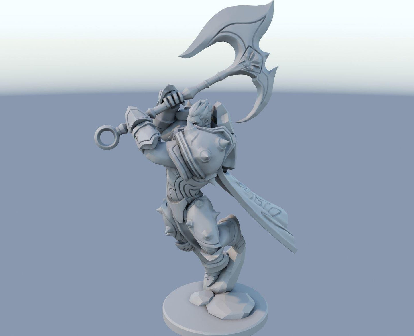 League of Legends Darius Figurine -  3D Printed Collectible for Your Gaming Heaven