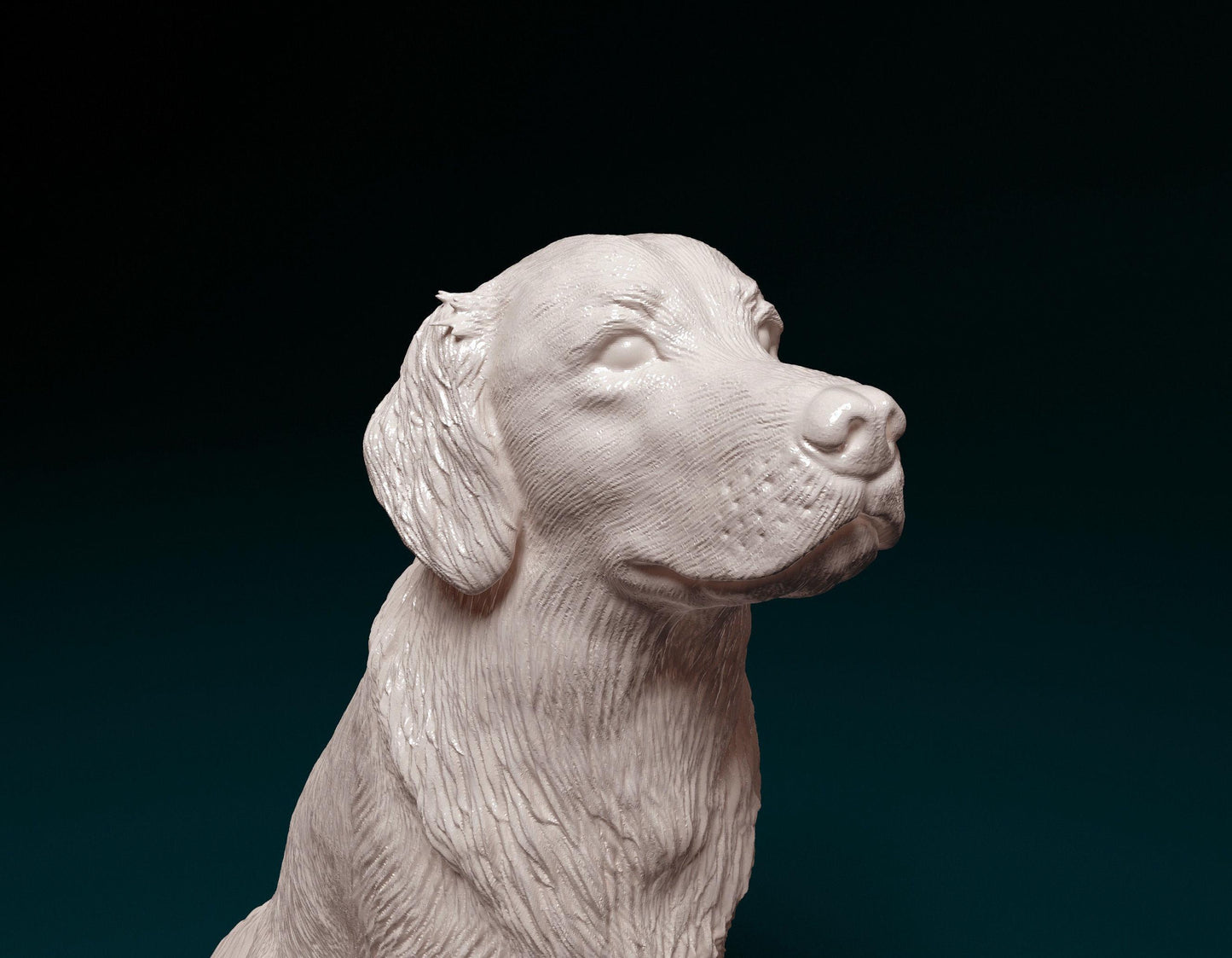 Golden Retriever Dog  Figurine - 3D Printed