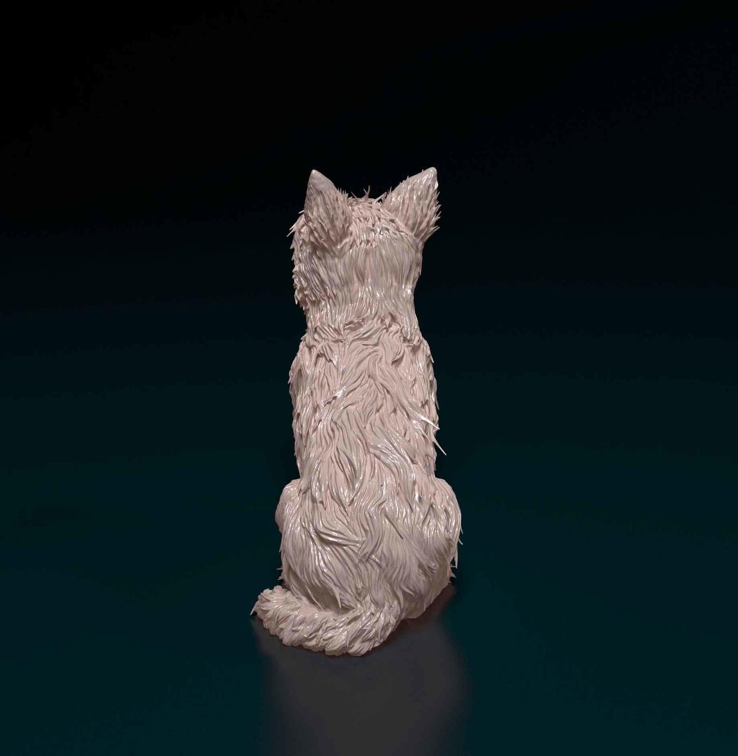 Yorkshire terrier  Dog Figurine - 3D Printed