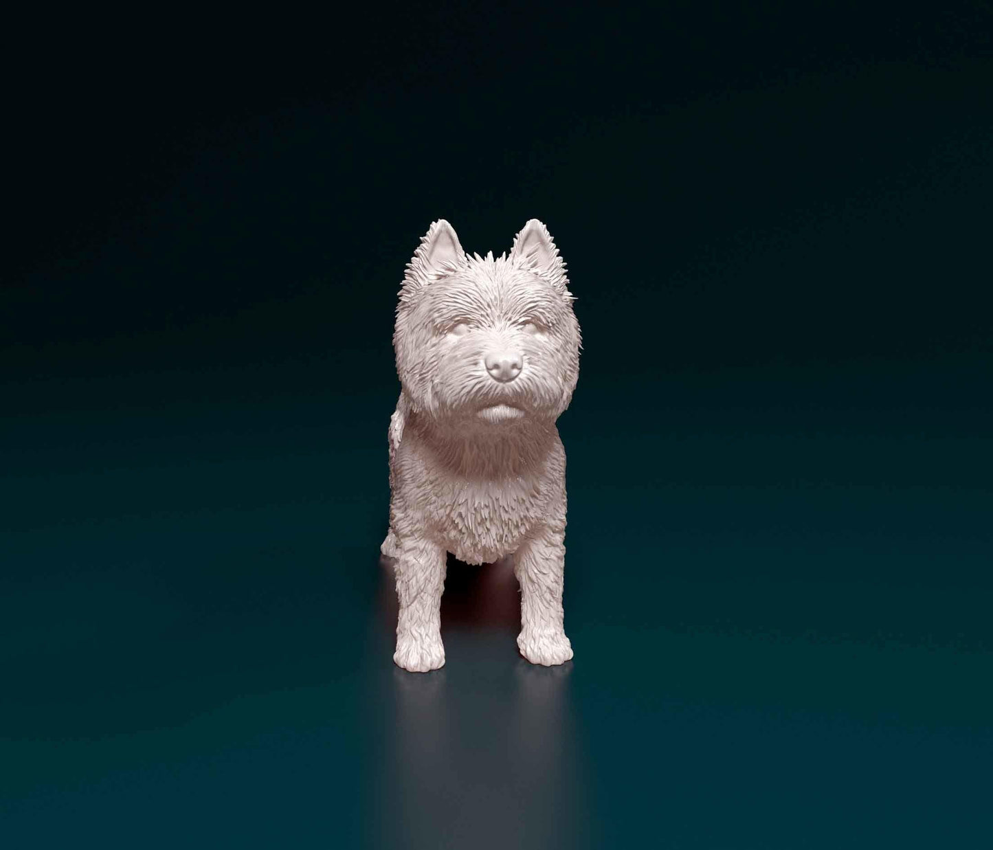 West highland white terrier Dog Figurine - 3D Printed