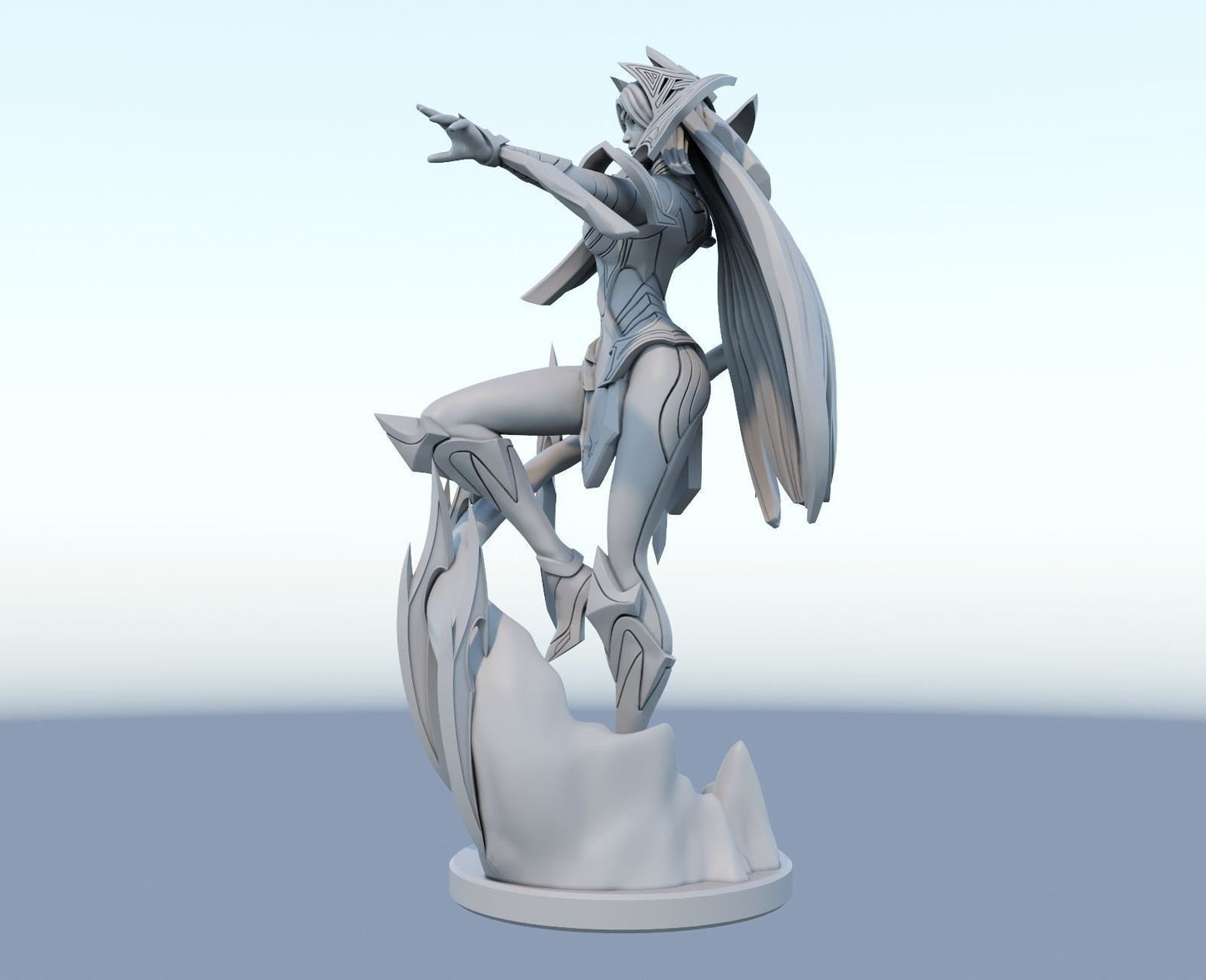 League of Legends  Irelia  Figurine -  3D Printed Collectible for Your Gaming Heaven