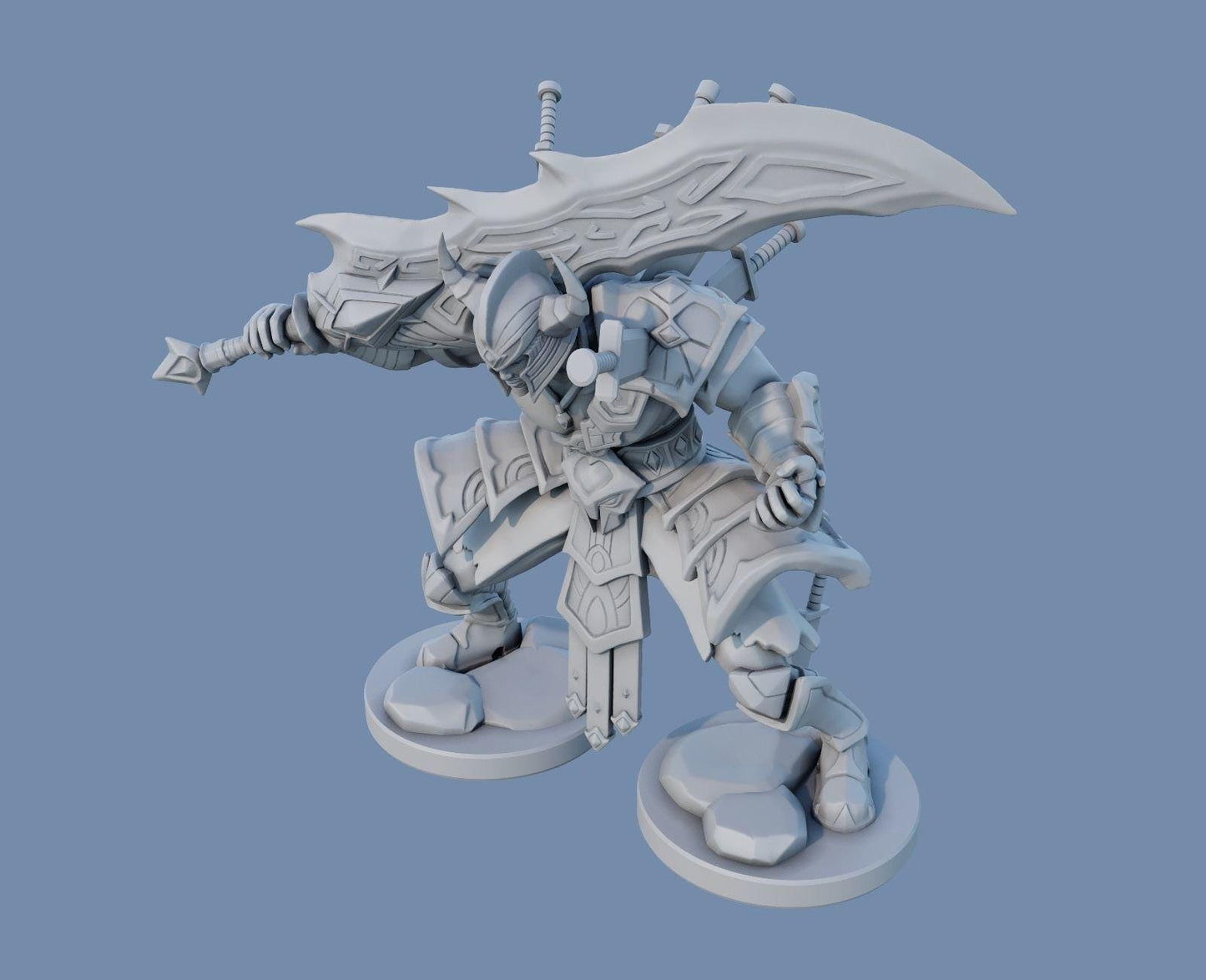 League of Legends Tryndamere Figure | 3D Printed Barbarian Model | Gaming Desk Decor | Gamer Gift | Collectible Statue