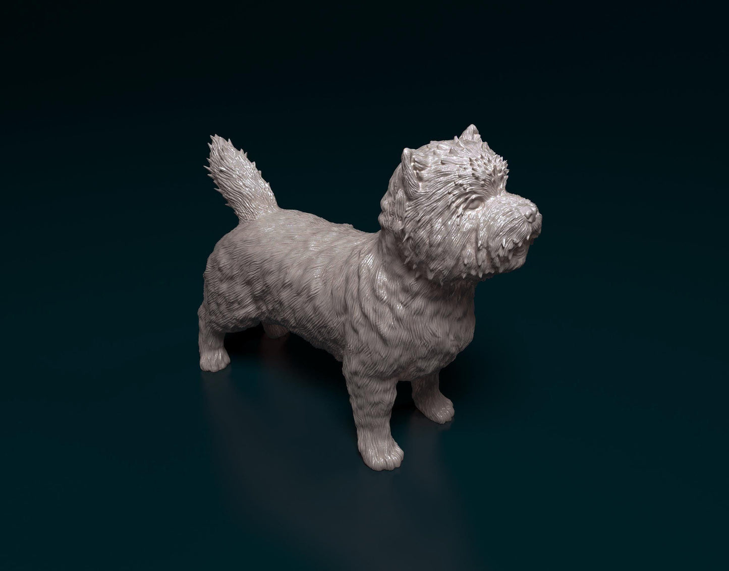 Cairn Terrier Figurine | 3D Printed Dog Statue | Small Dog Lover Gift | Pet Memorial | Handmade Terrier Sculpture | Free Worldwide Shipping