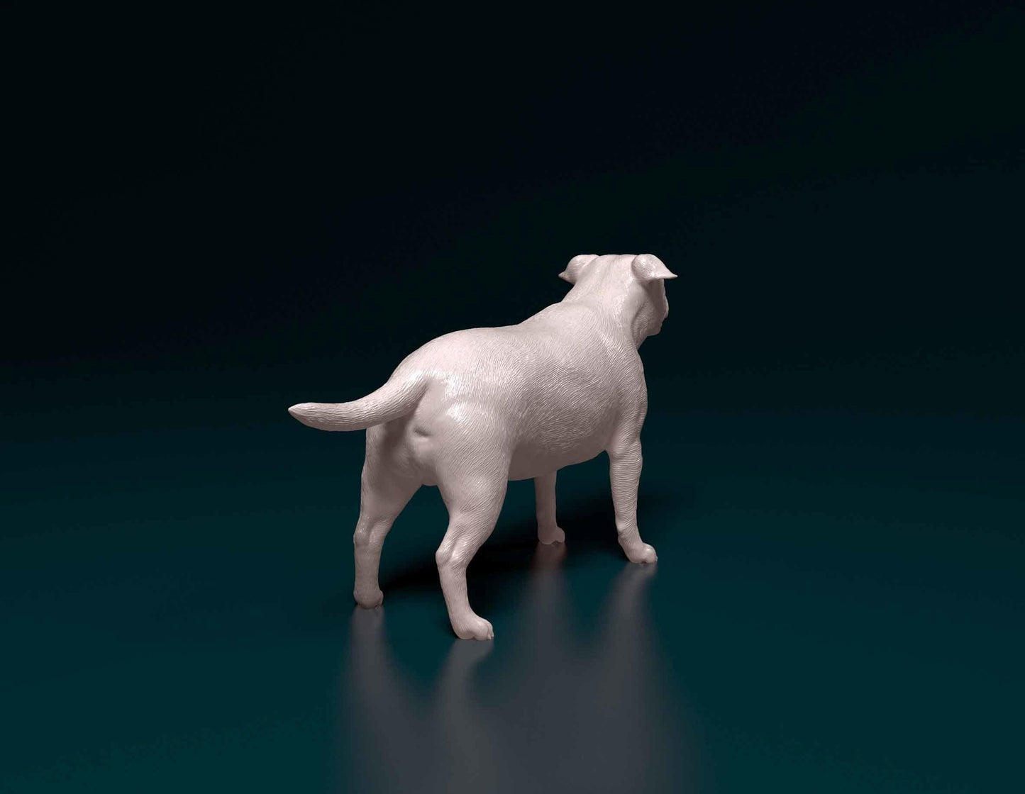 3D Printed Staffordshire bull terrier  Figurine -