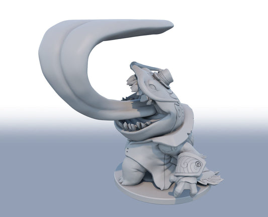 League of Legends  Tahm Kench  Figurine -  3D Printed Collectible for Your Gaming Heaven