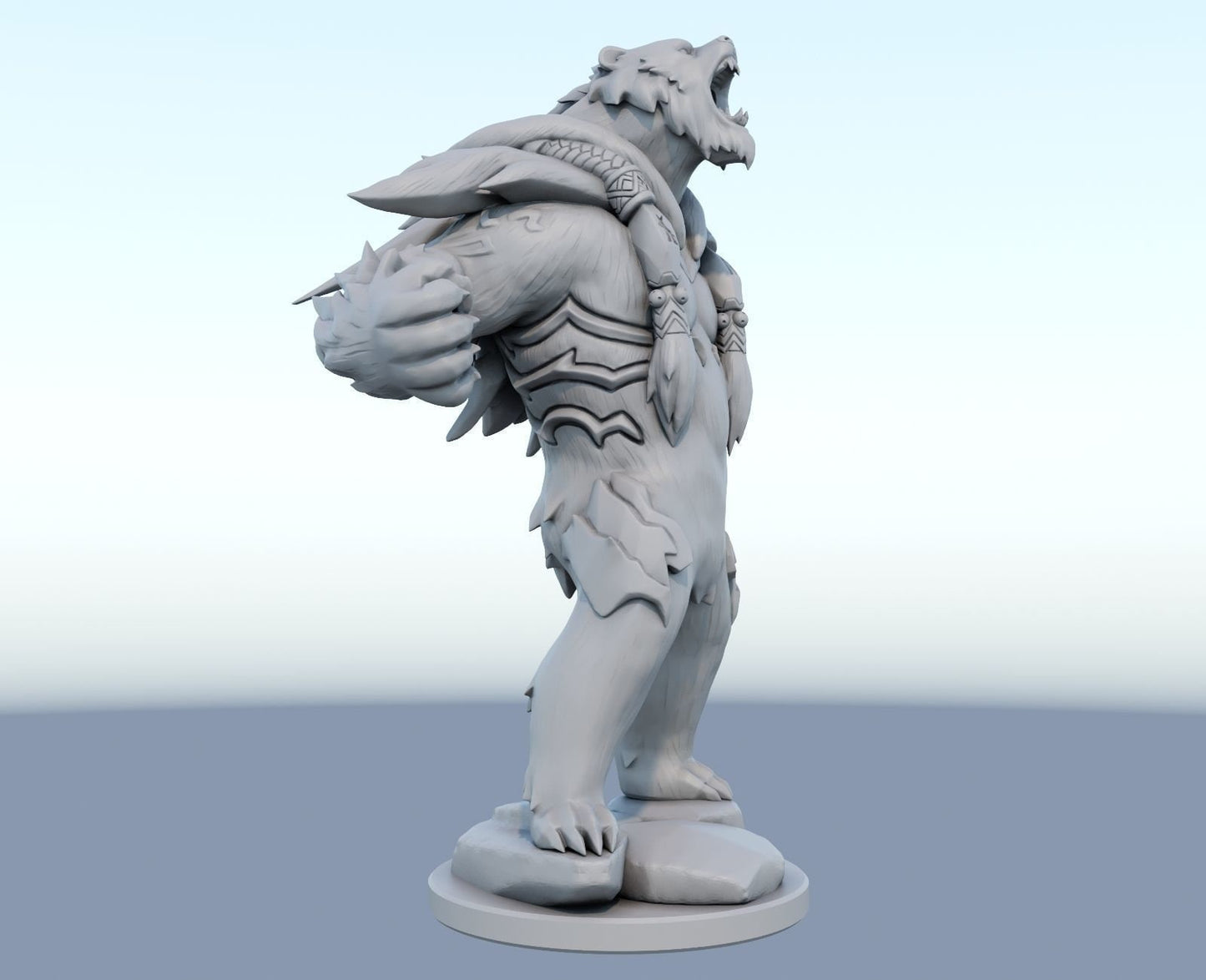 League of Legends Volibear Figurine -  3D Printed Collectible for Your Gaming Heaven