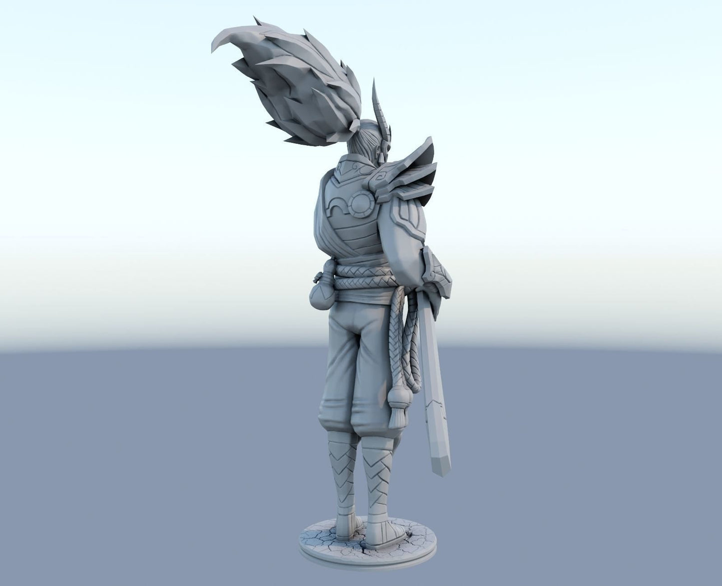 League of Legends Yasuo Blood Moon Figurine -  3D Printed Collectible for Your Gaming Heaven