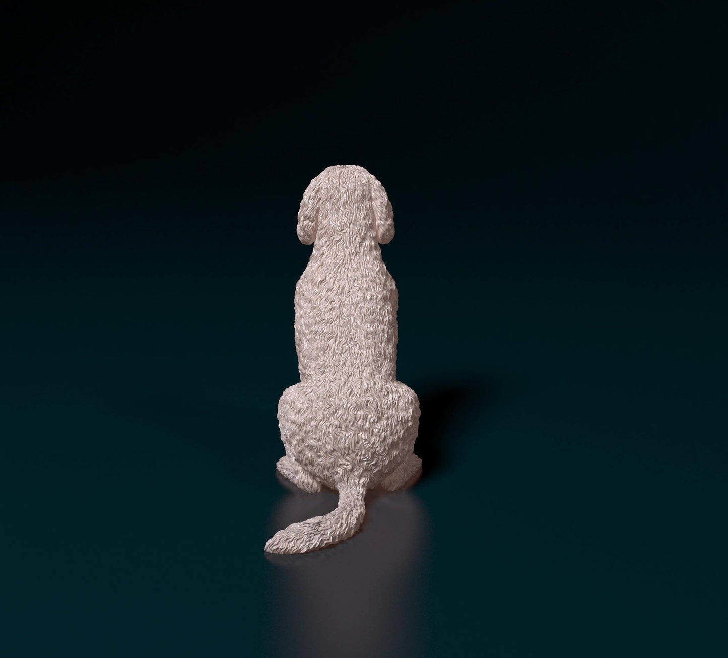 3D Printed Labradoodle dog  Figurine -