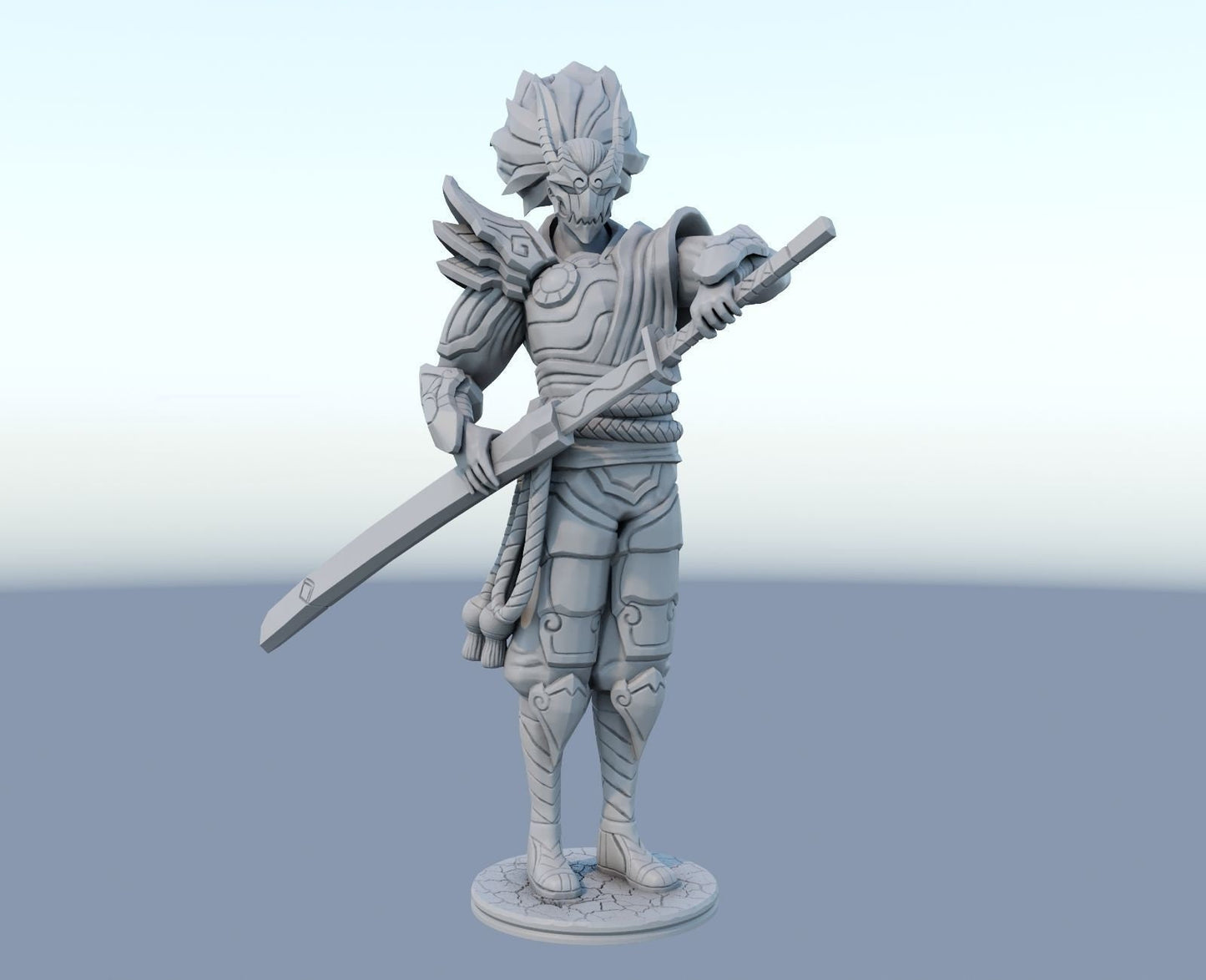 League of Legends Yasuo Blood Moon Figurine -  3D Printed Collectible for Your Gaming Heaven