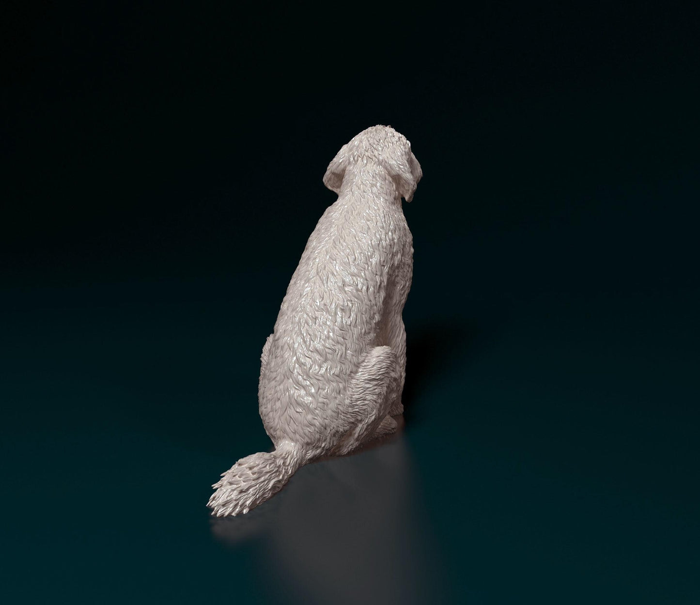 GoldenDoodle Dog  Figurine - 3D Printed