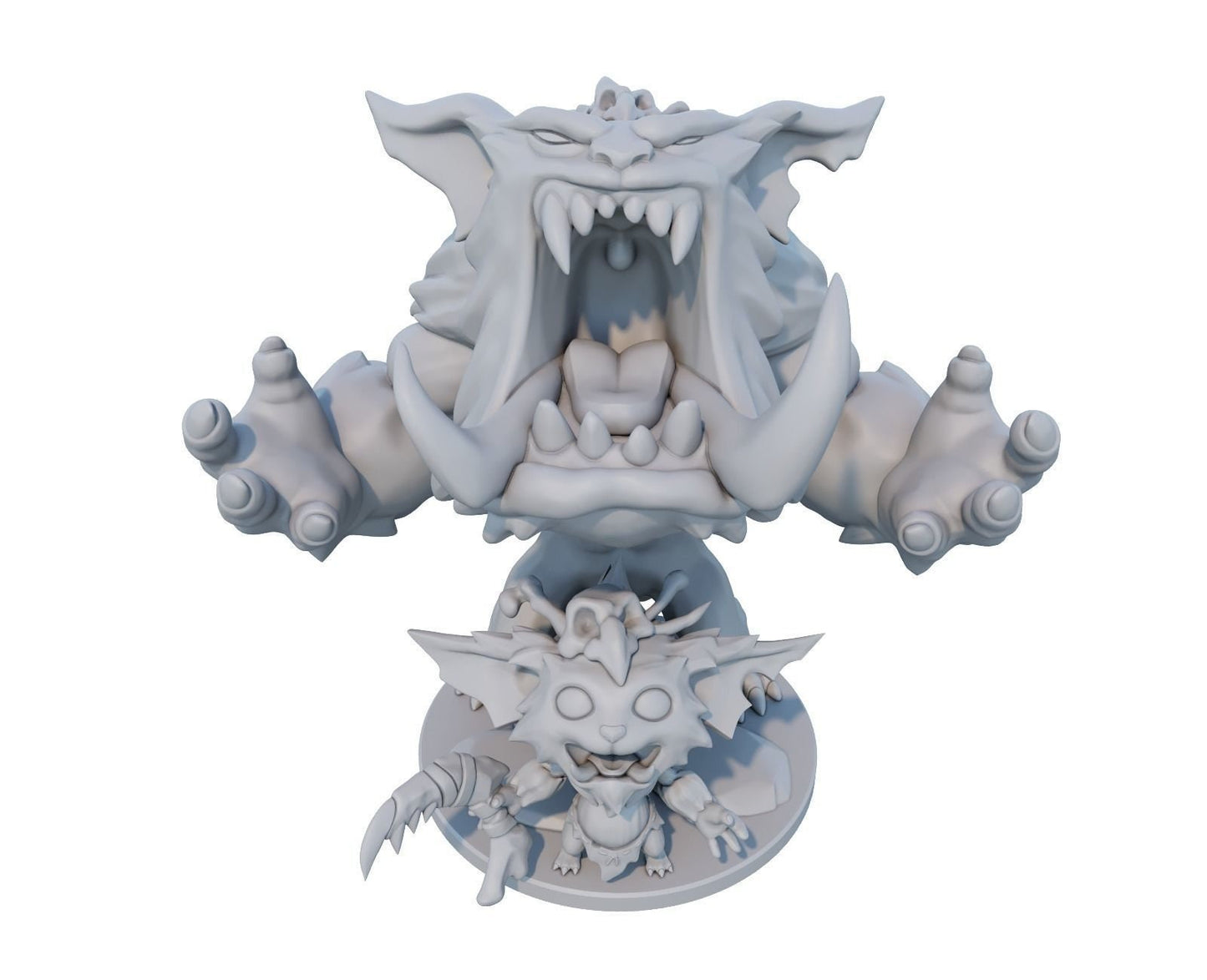 League of Legends Gnar Figurine -  3D Printed Collectible for Your Gaming Heaven