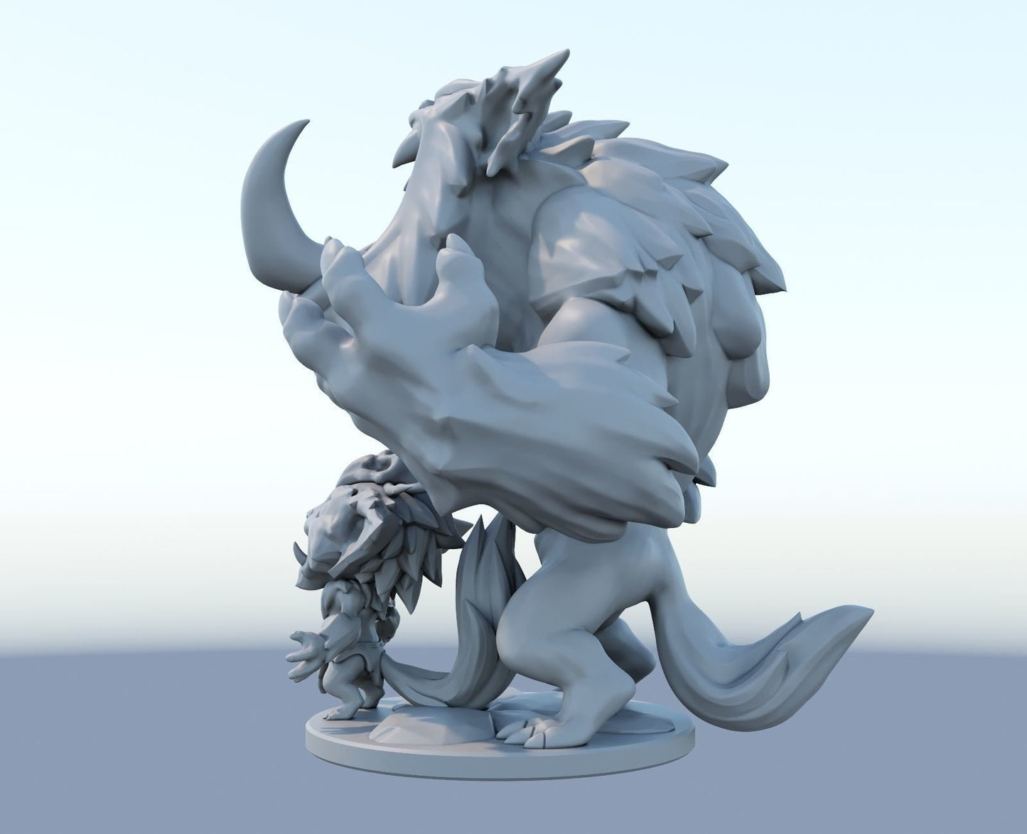 League of Legends Gnar Figurine -  3D Printed Collectible for Your Gaming Heaven