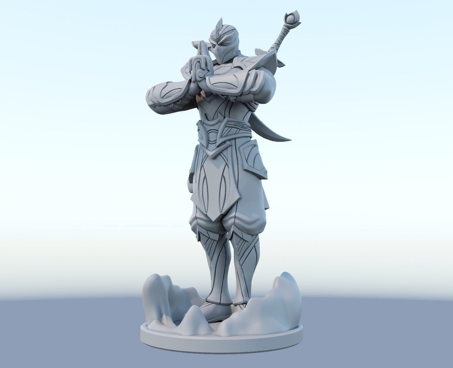 League of Legends Shen Figurine -  3D Printed Collectible for Your Gaming Heaven