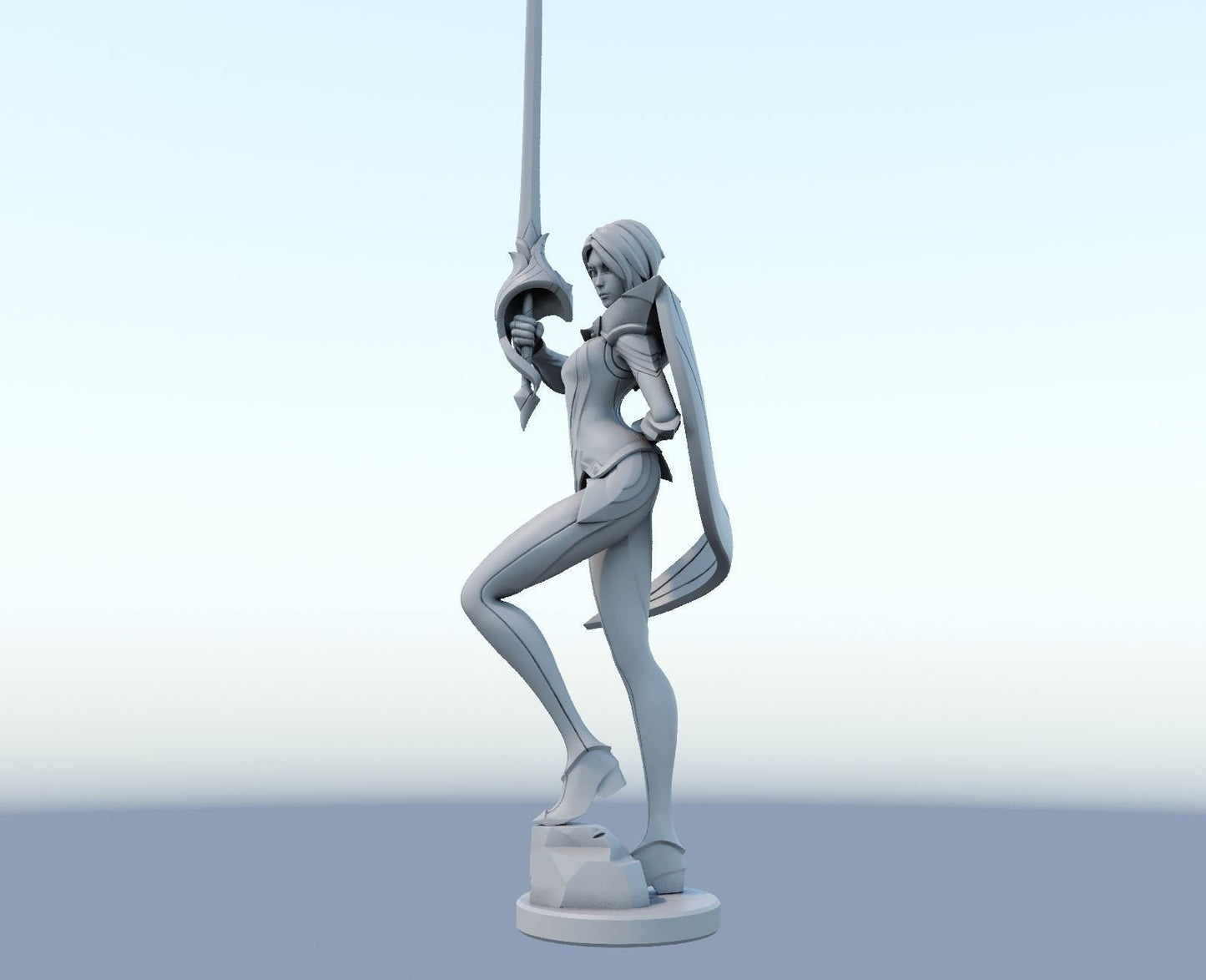 League of Legends Fioara Figurine -  3D Printed Collectible for Your Gaming Heaven