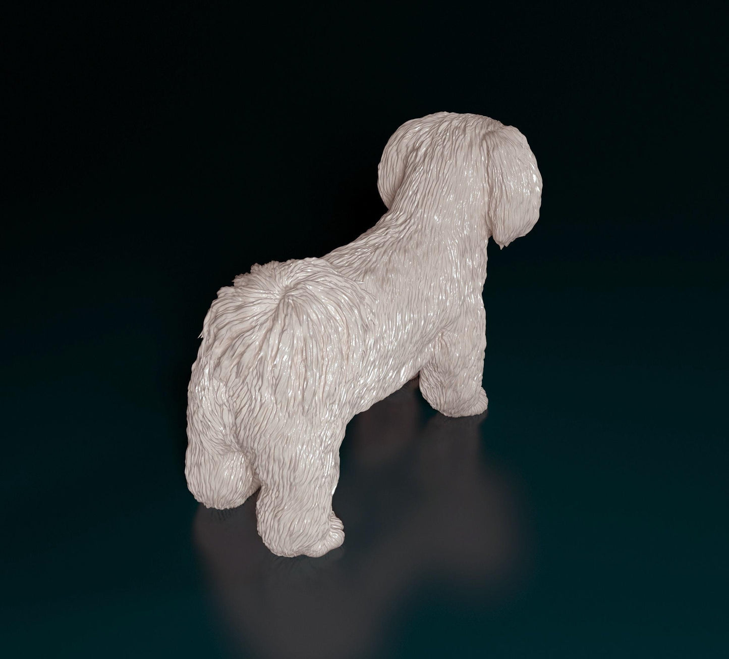 Shih Tzu Dog Figurine - 3D Printed
