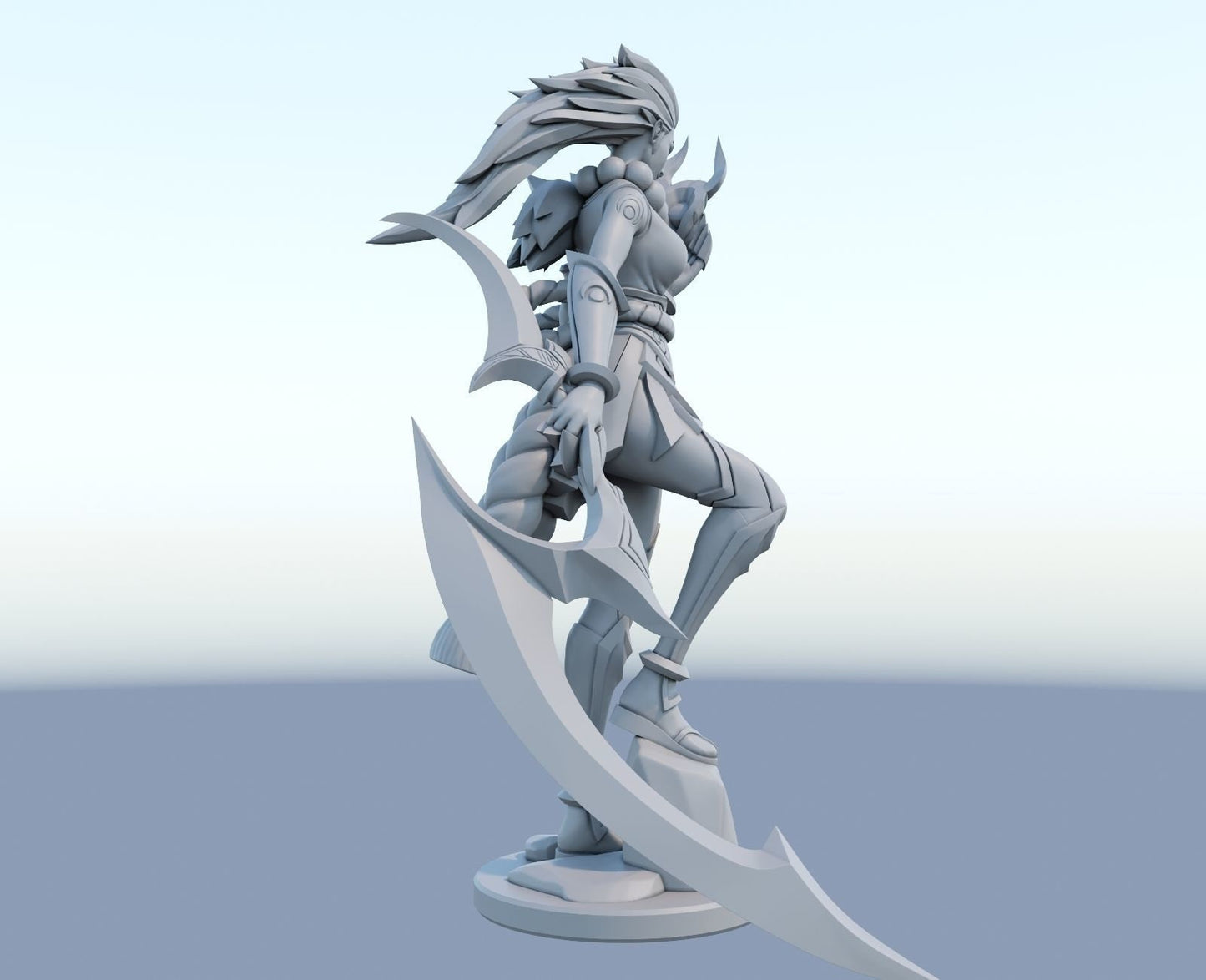 League of Legends Diana Figurine -  3D Printed Collectible for Your Gaming Heaven
