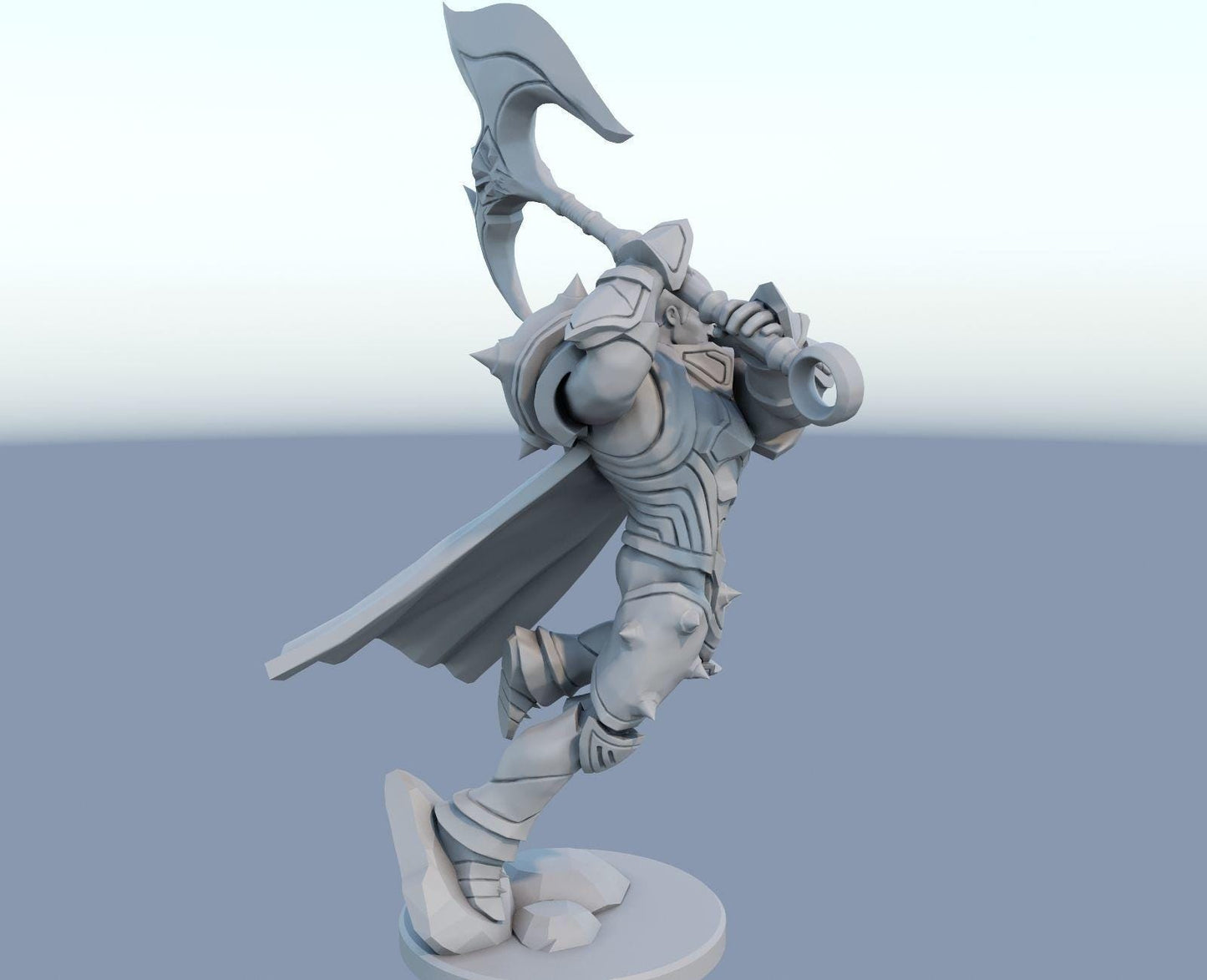 League of Legends Darius Figurine -  3D Printed Collectible for Your Gaming Heaven