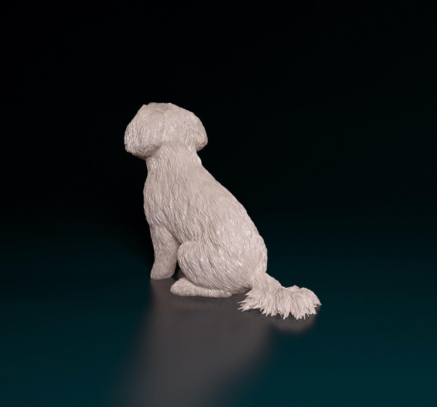 Maltese dog   Figurine - 3D Printed