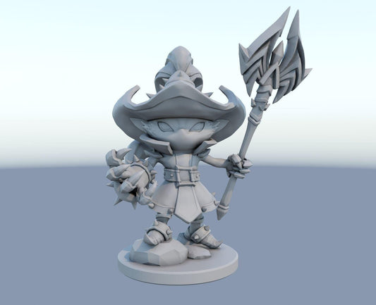 League of Legends Veigar Figurine -  3D Printed Collectible for Your Gaming Heaven
